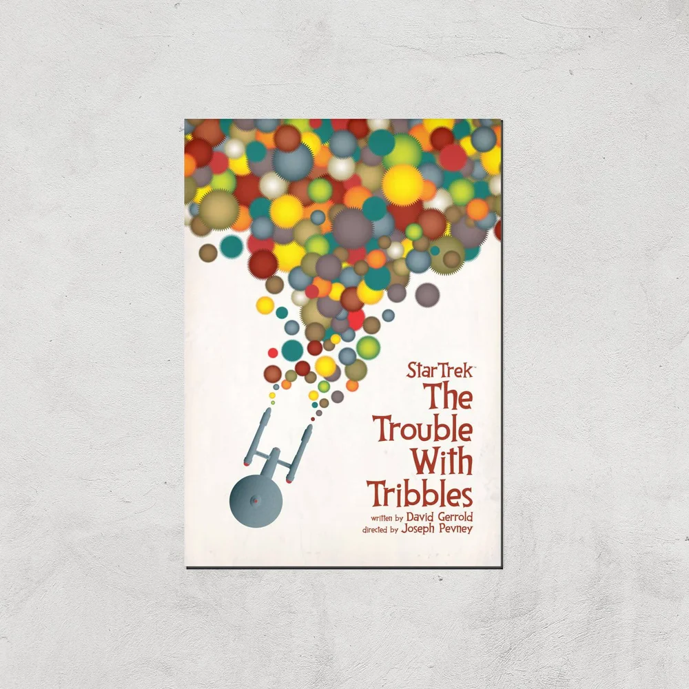 The Trouble With Tribbles Giclee - A4 - Print Only Afbeelding 1