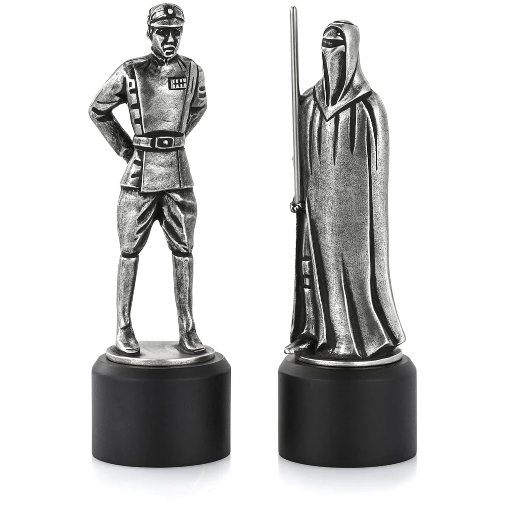 Royal Selangor Star Wars Pewter Chesspiece - Imperial Officer and Red Guard (Bishop/Knight) Afbeelding 1