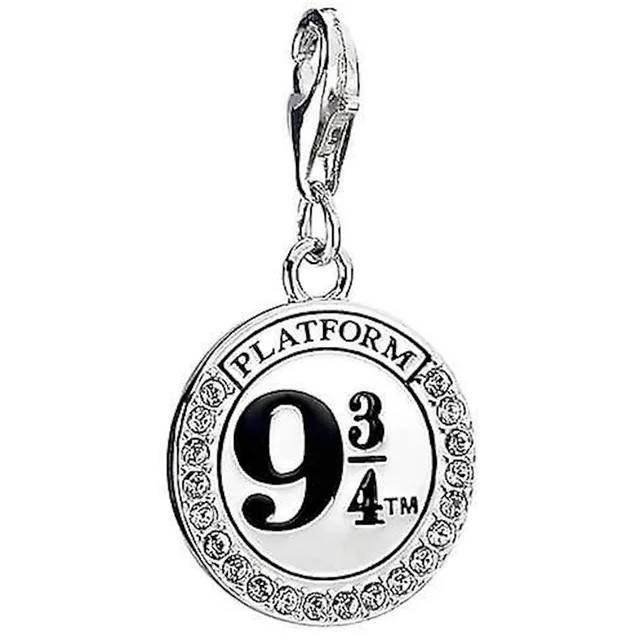 Harry Potter Sterling Zilver Platform 9 3/4 Ketting versierd met Swarovski Kristallen