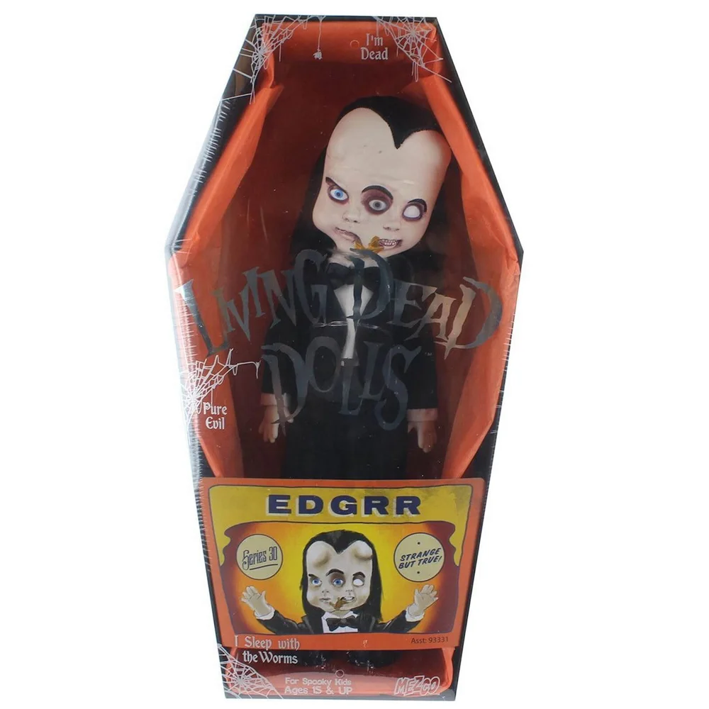 Mezco Living Dead Dolls Series 30 Variant - Edgrr Figure 10 Inch Doll Afbeelding 1
