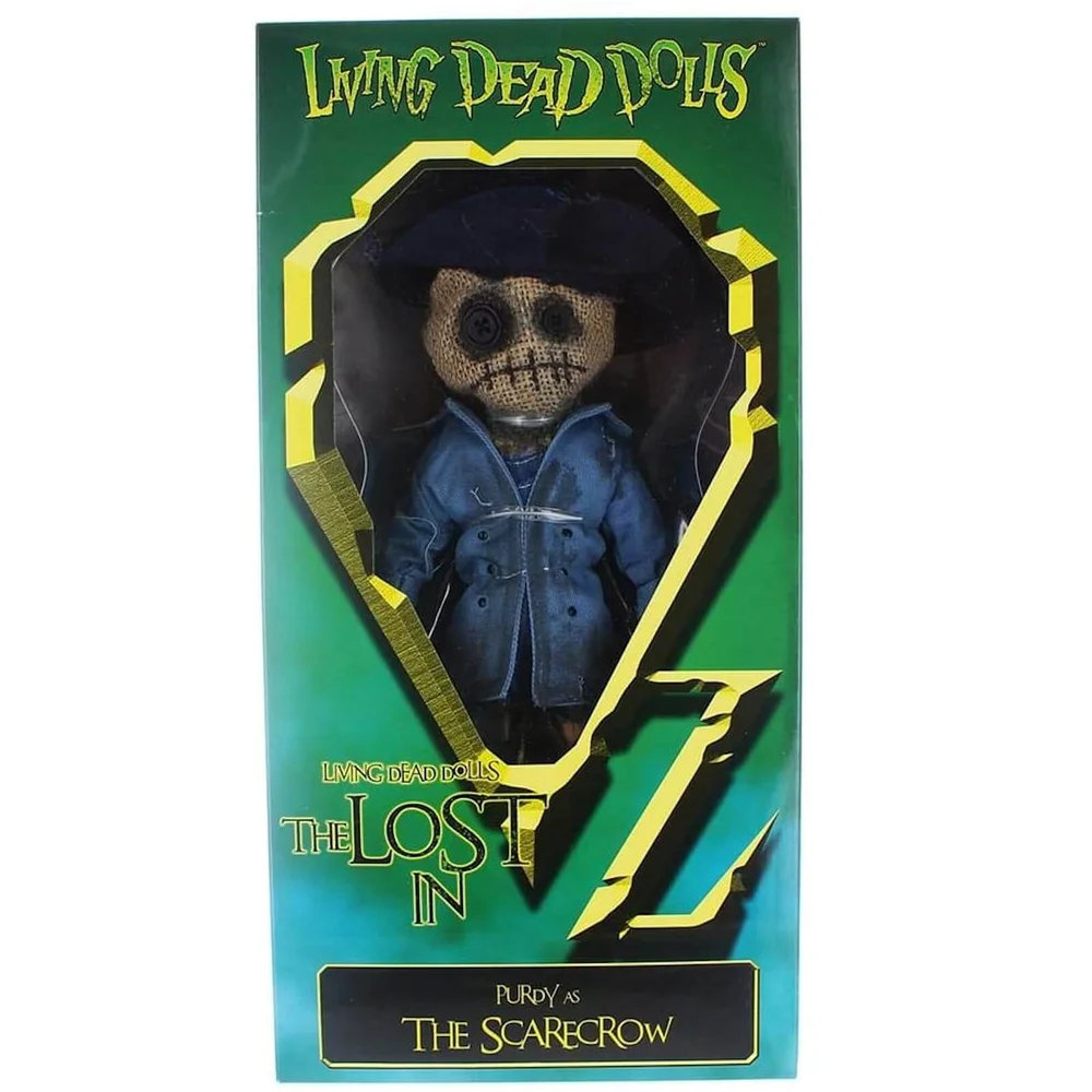 Mezco Living Dead Dolls - The Lost in OZ Exclusive Emerald City Variant - The Scarecrow Afbeelding 1