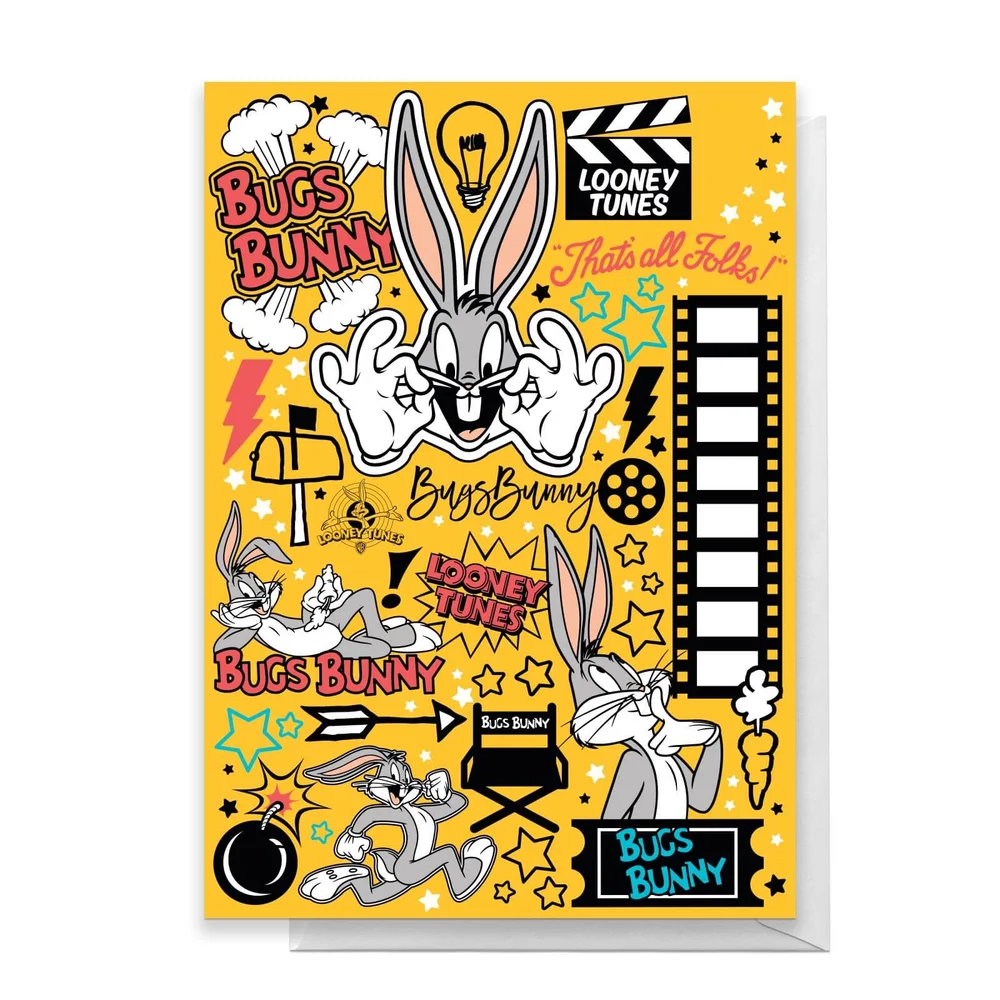 Looney Tunes Happy Birthday Greetings Card - Standard Card Afbeelding 1