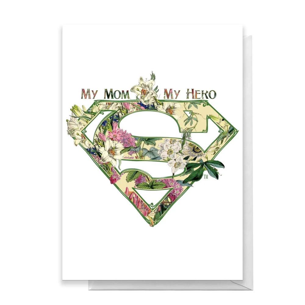 Superman Mother's Day Greetings Card - Standard Card Afbeelding 1