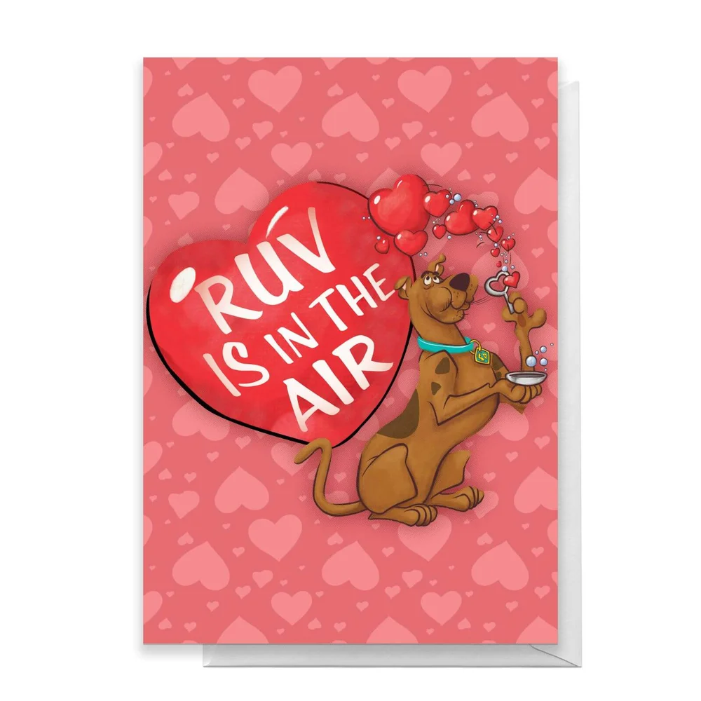 Scooby Doo Valentines Ruv Greetings Card - Standard Card Afbeelding 1