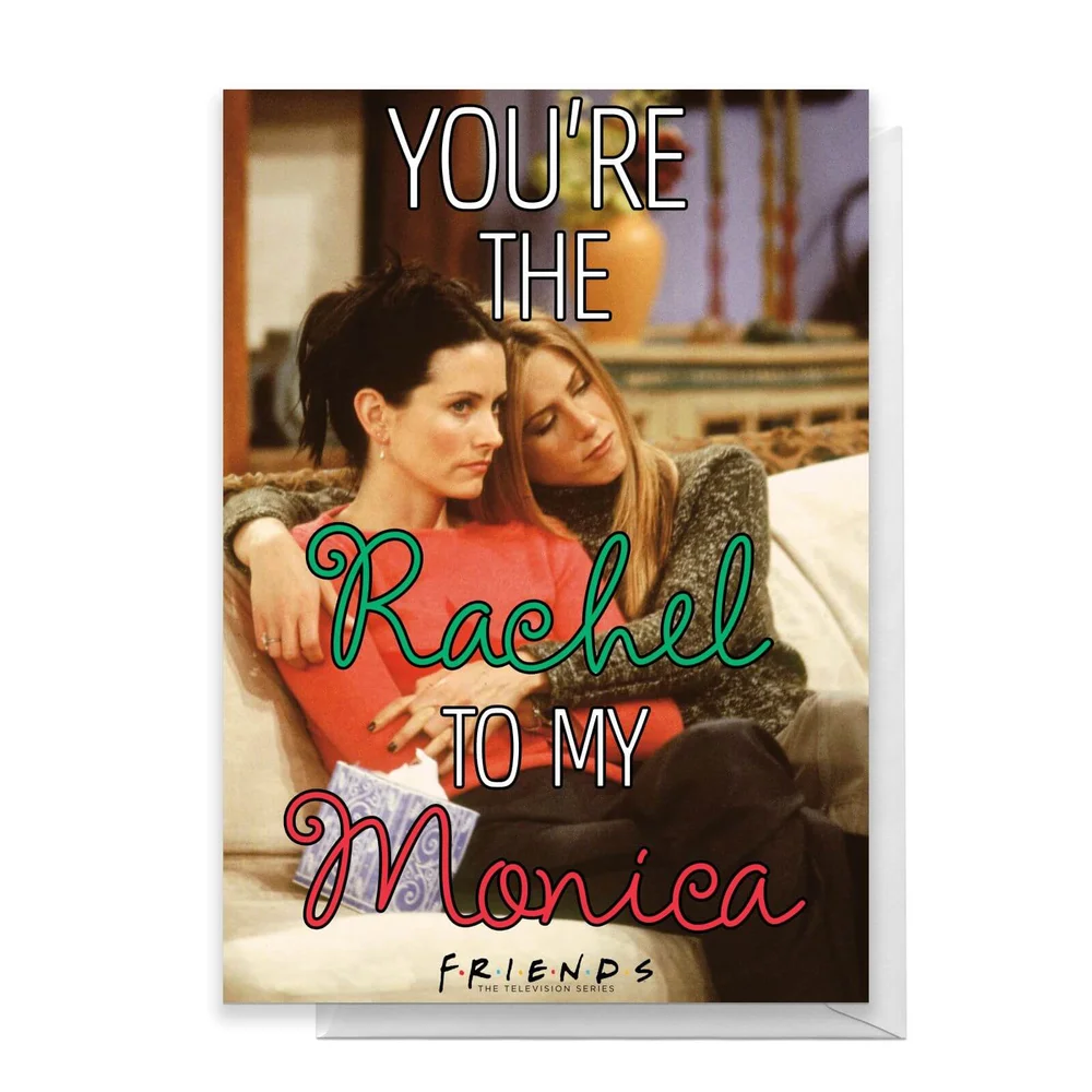 Friends Rachel To My Monica Greetings Card - Standard Card Afbeelding 1