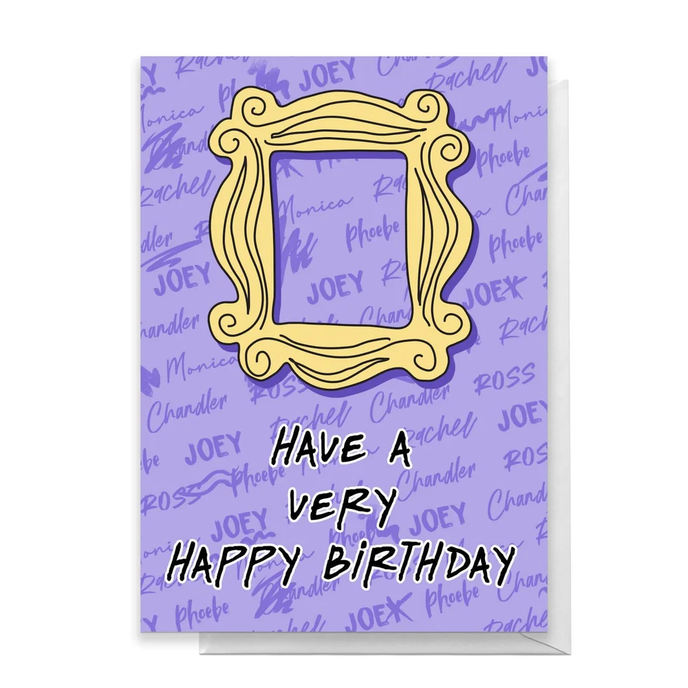 Friends Happy Birthday Greetings Card - Standard Card Afbeelding 1