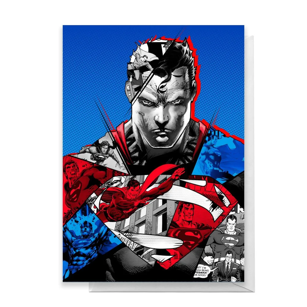 Superman Greetings Card - Standard Card Afbeelding 1