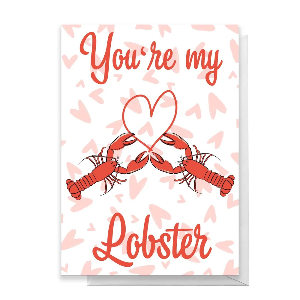 Friends Valentine's Lobster Greetings Card - Standard Card Afbeelding 1