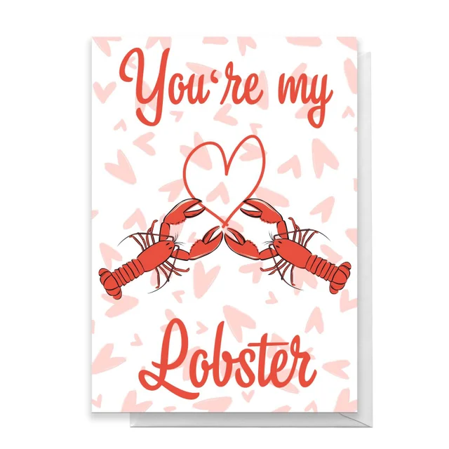 Friends Valentine's Lobster Greetings Card