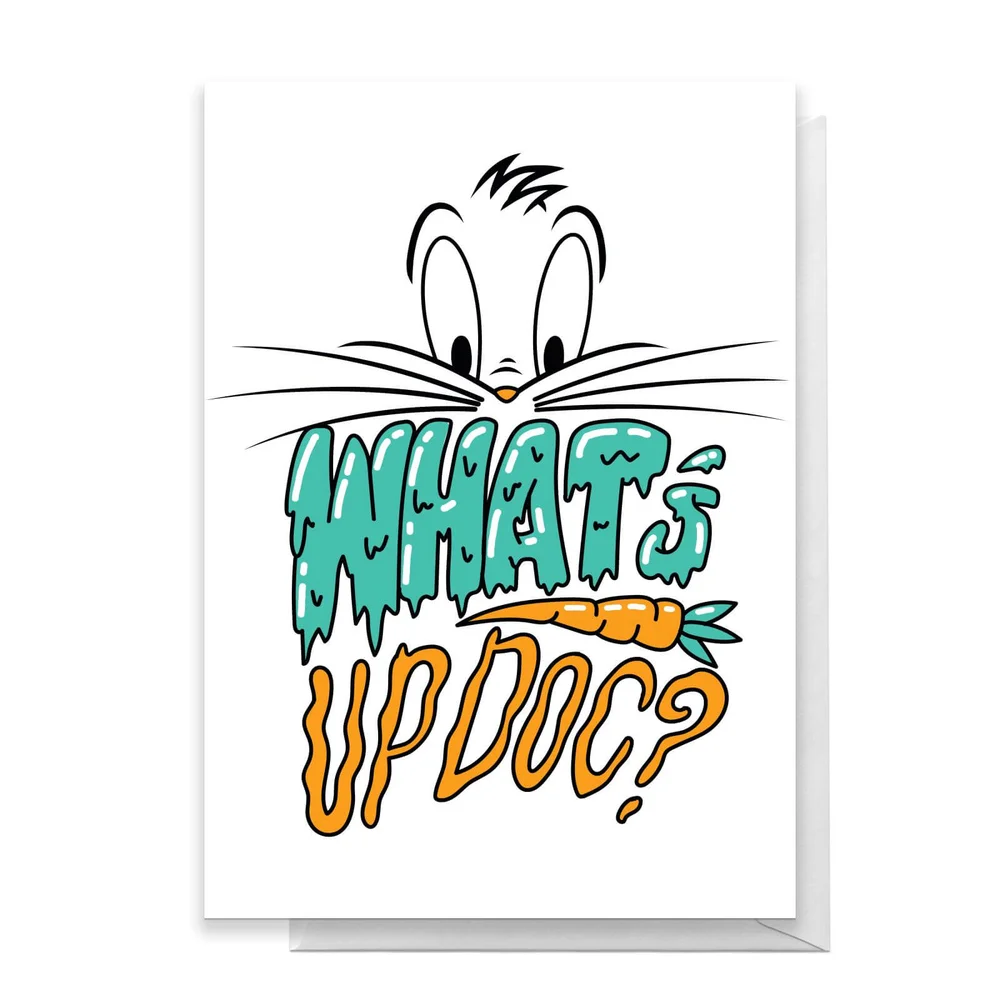 Looney Tunes What's Up Doc? Greetings Card - Standard Card Afbeelding 1