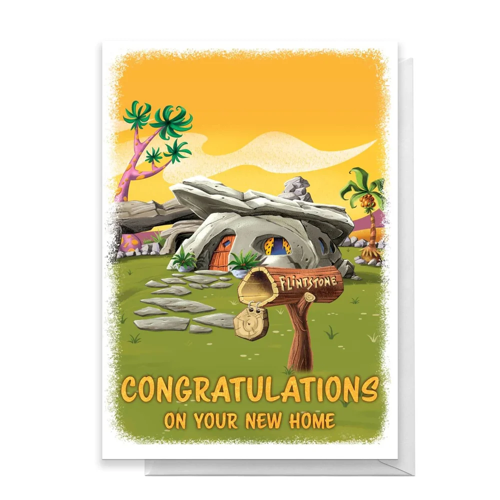 Flintstones New Home Greetings Card - Standard Card Afbeelding 1