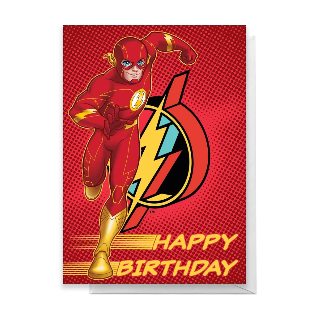 The Flash Happy Birthday Greetings Card - Standard Card Afbeelding 1