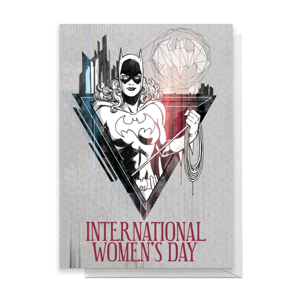 BatGirl International Women's Day Greetings Card - Standard Card Afbeelding 1