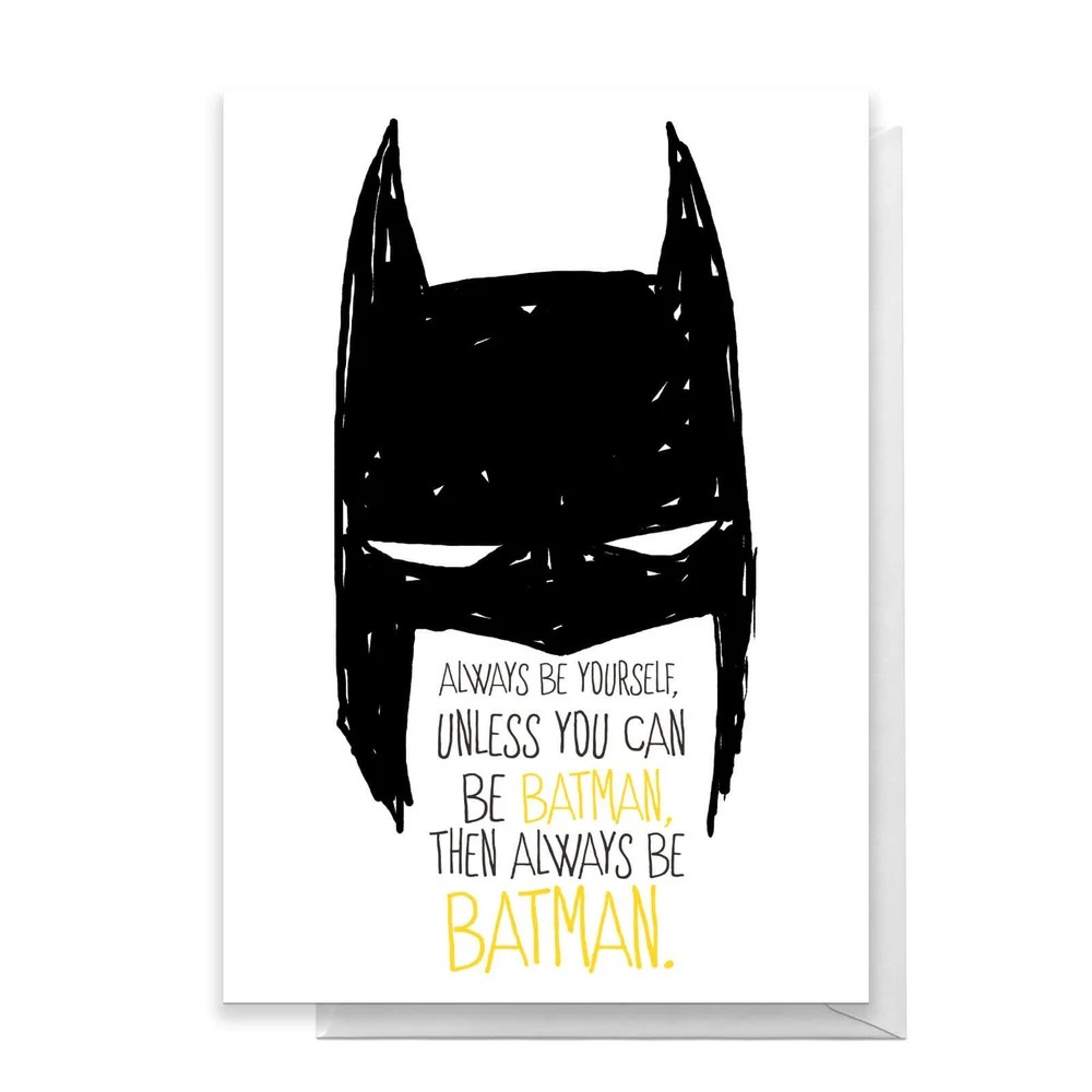 Batman Always Greetings Card - Standard Card Afbeelding 1