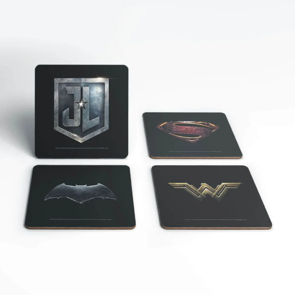 DC Justice League Holy Trinity Coaster Set Afbeelding 1