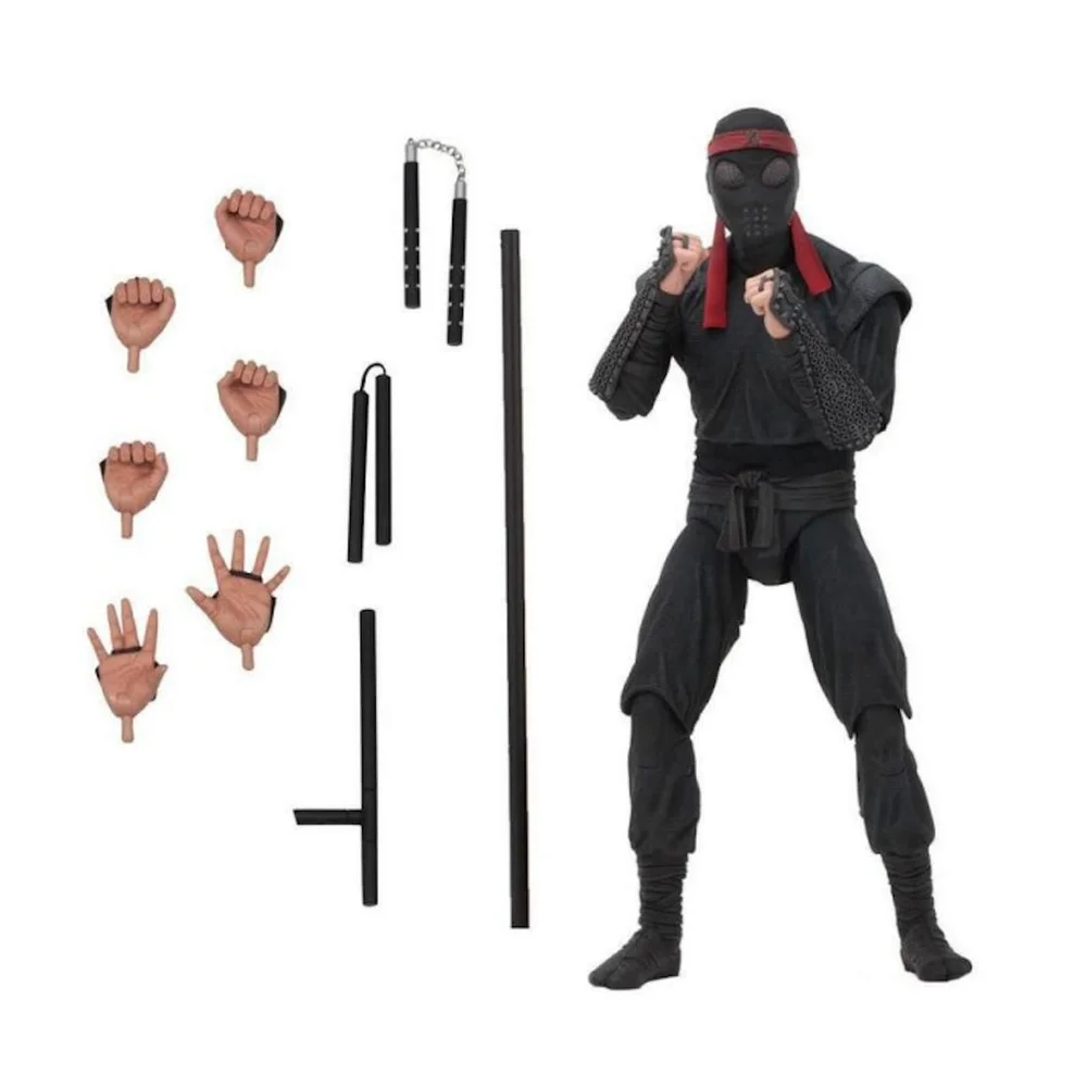 NECA Teenage Mutant Ninja Turtles (1990 Movie) 17,5 cm Actiefiguur - Foot Soldier (Melee wapens) Afbeelding 1