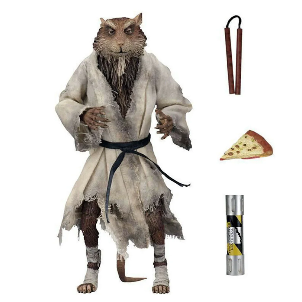 NECA Teenage Mutant Ninja Turtles 17,5 cm Schaal Actiefiguur - Splinter Afbeelding 1