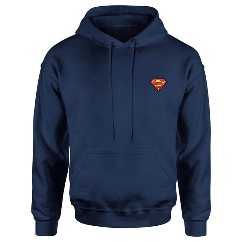 DC Superman Unisex Hoodie - Navy - S Afbeelding 1