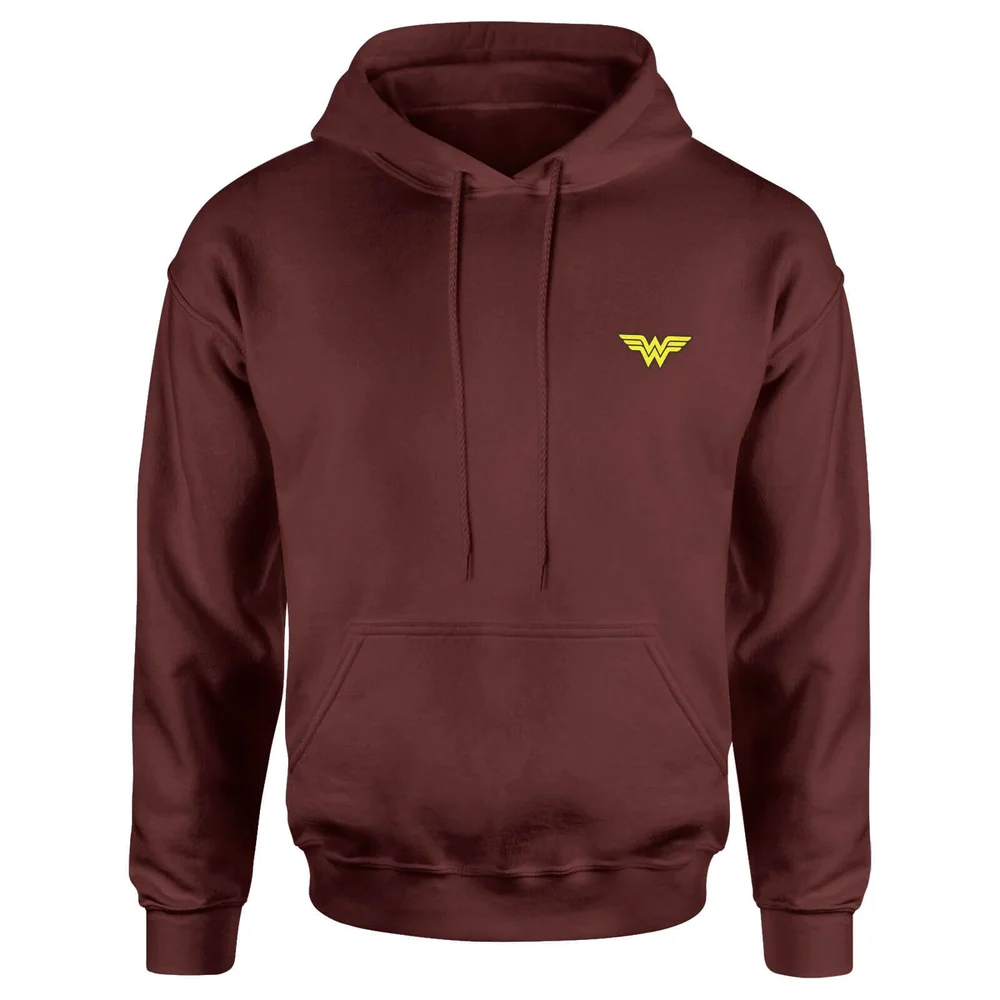 DC Wonder Woman Unisex Hoodie - Burgundy - XL Afbeelding 1