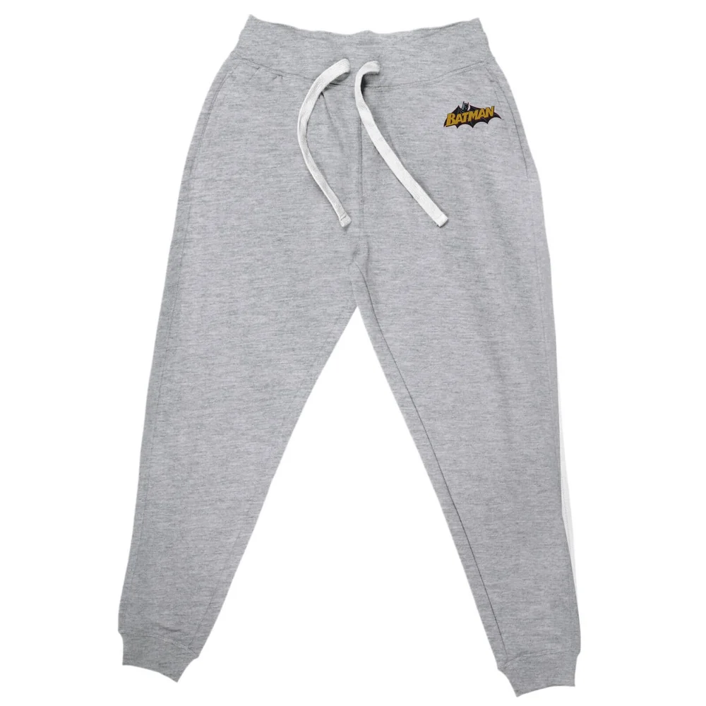DC Batman Embroidered Unisex Joggers - Grey - M Afbeelding 1