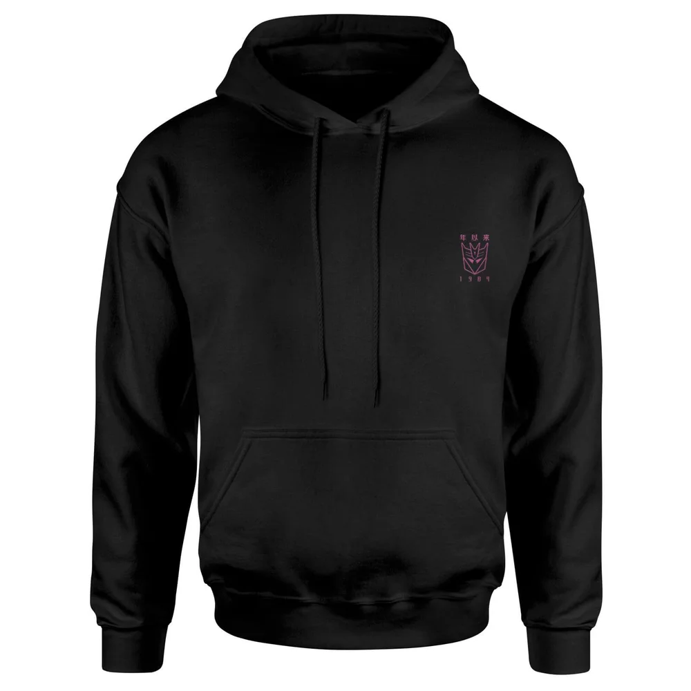 Transformers Decepticons Embroidered Unisex Hoodie - Black - S Afbeelding 1