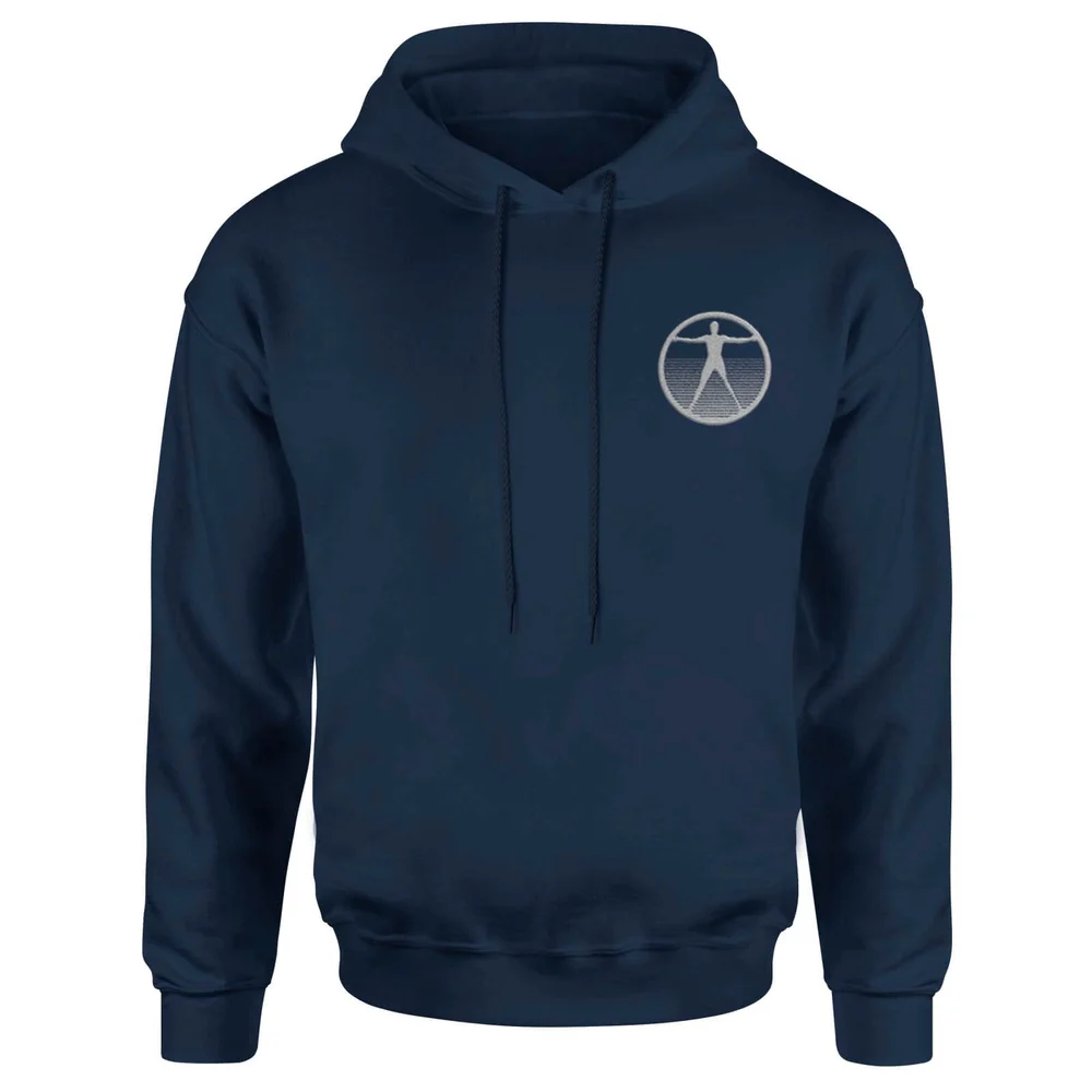 Westworld Logo Embroidered Unisex Hoodie - Navy - S Afbeelding 1
