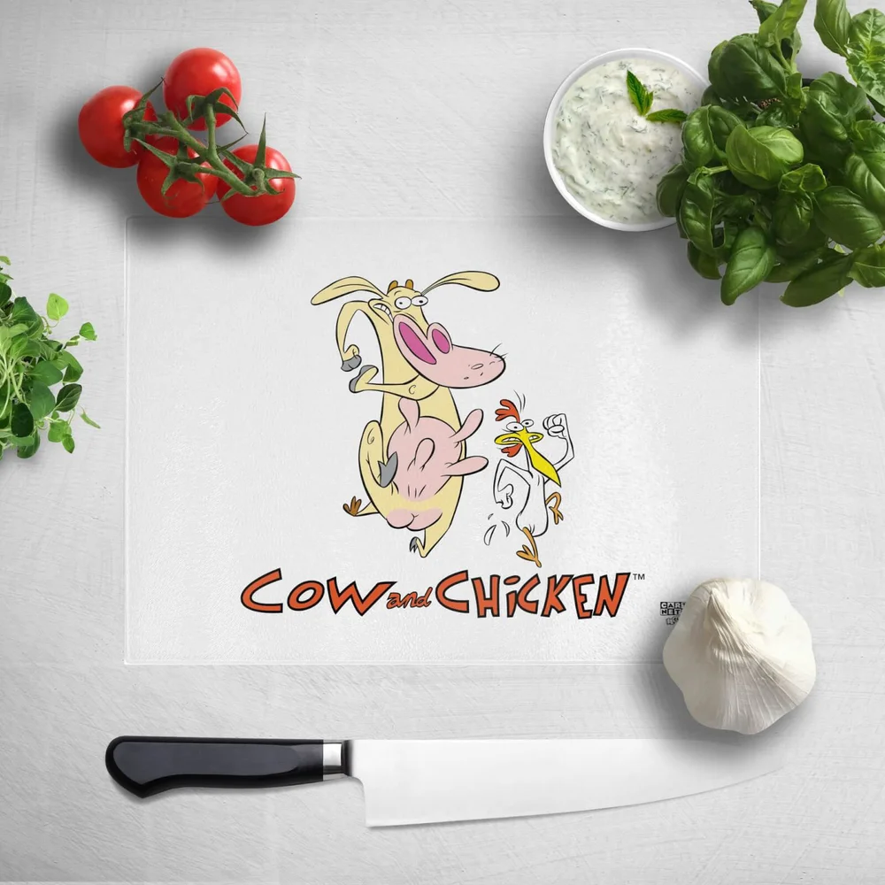 Cow And Chicken Chopping Board Afbeelding 1