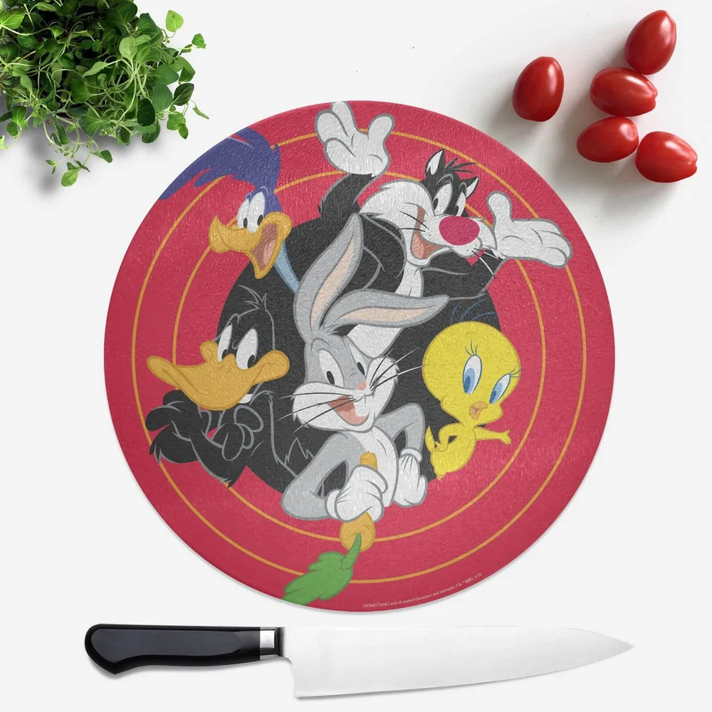 Looney Tunes Round Chopping Board Afbeelding 1