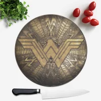 Wonder Woman Round Chopping Board - undefined undefined