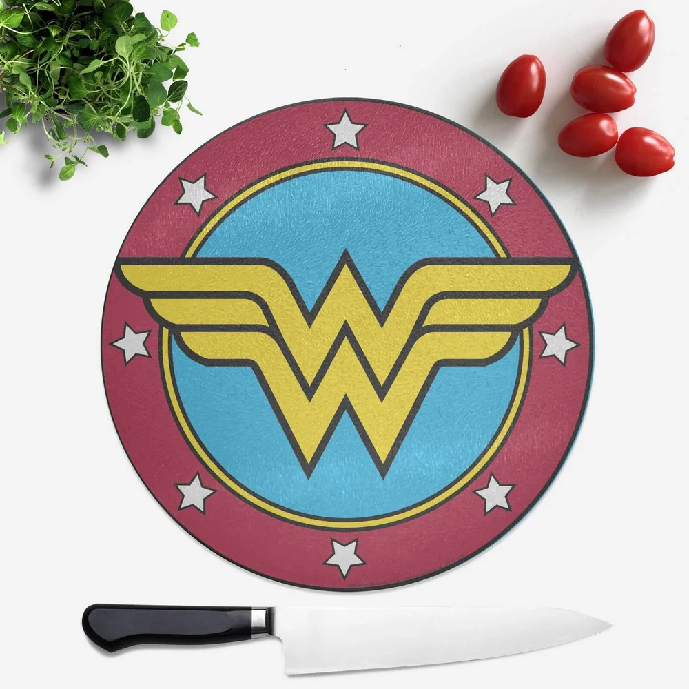 Wonder Woman Shield Round Chopping Board Afbeelding 1