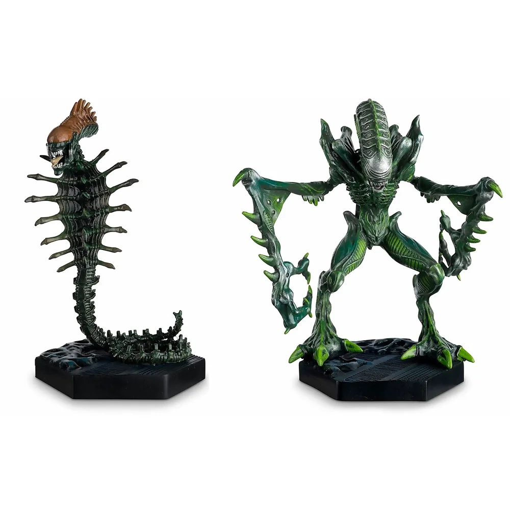 Eaglemoss Figuur Collectie - Buitenaardse Retro Slang & Sprinkhaan Figurine Set (2 Pack) Afbeelding 1
