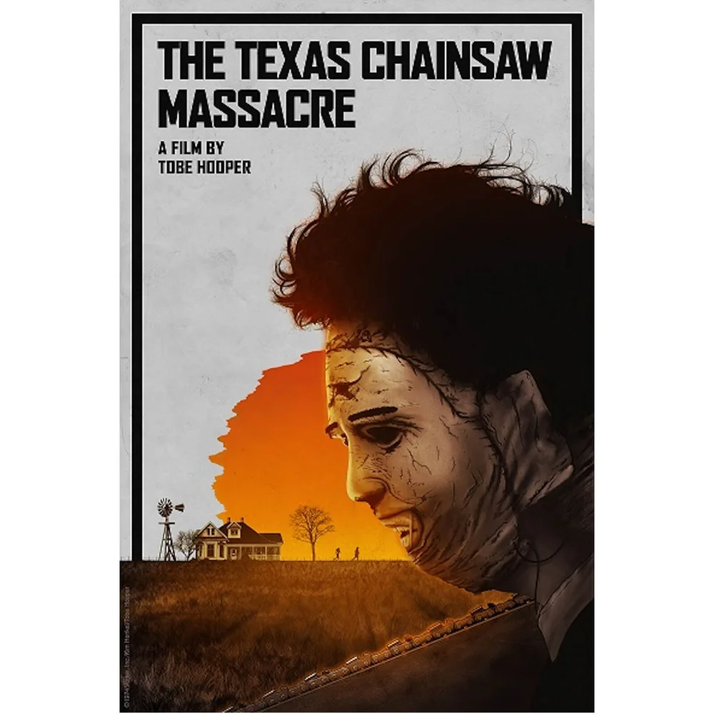 Texas Chainsaw Massacre Limited Edition Fine Art Giclee Afbeelding 1