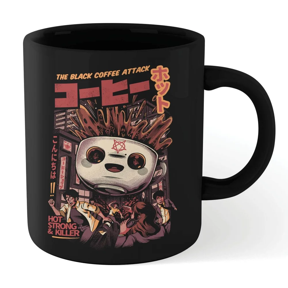 Ilustrata Black Coffee Kaiju Mug - Black Afbeelding 1