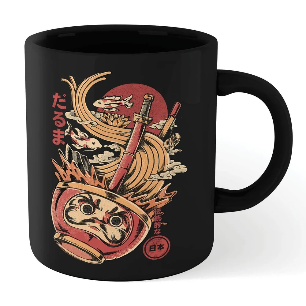 Ilustrata Daruma Mug - Black Afbeelding 1
