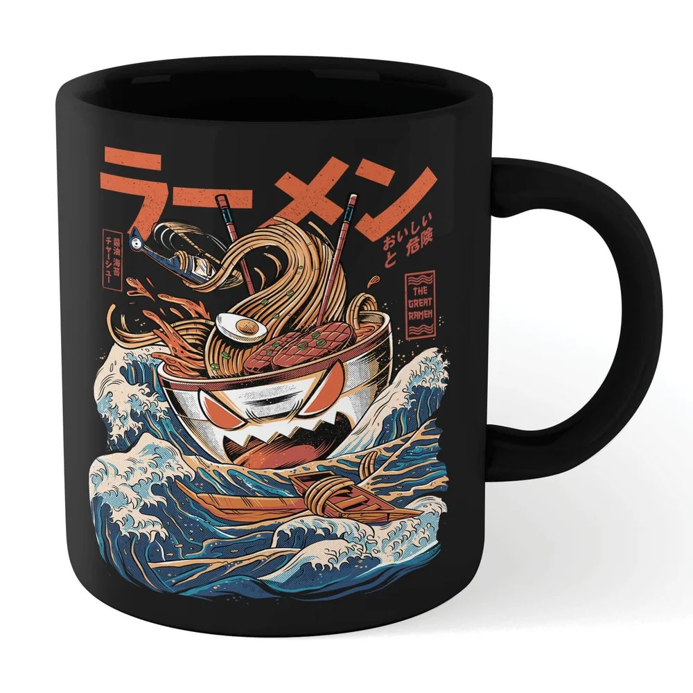 Ilustrata Great Ramen Mug - Black Afbeelding 1