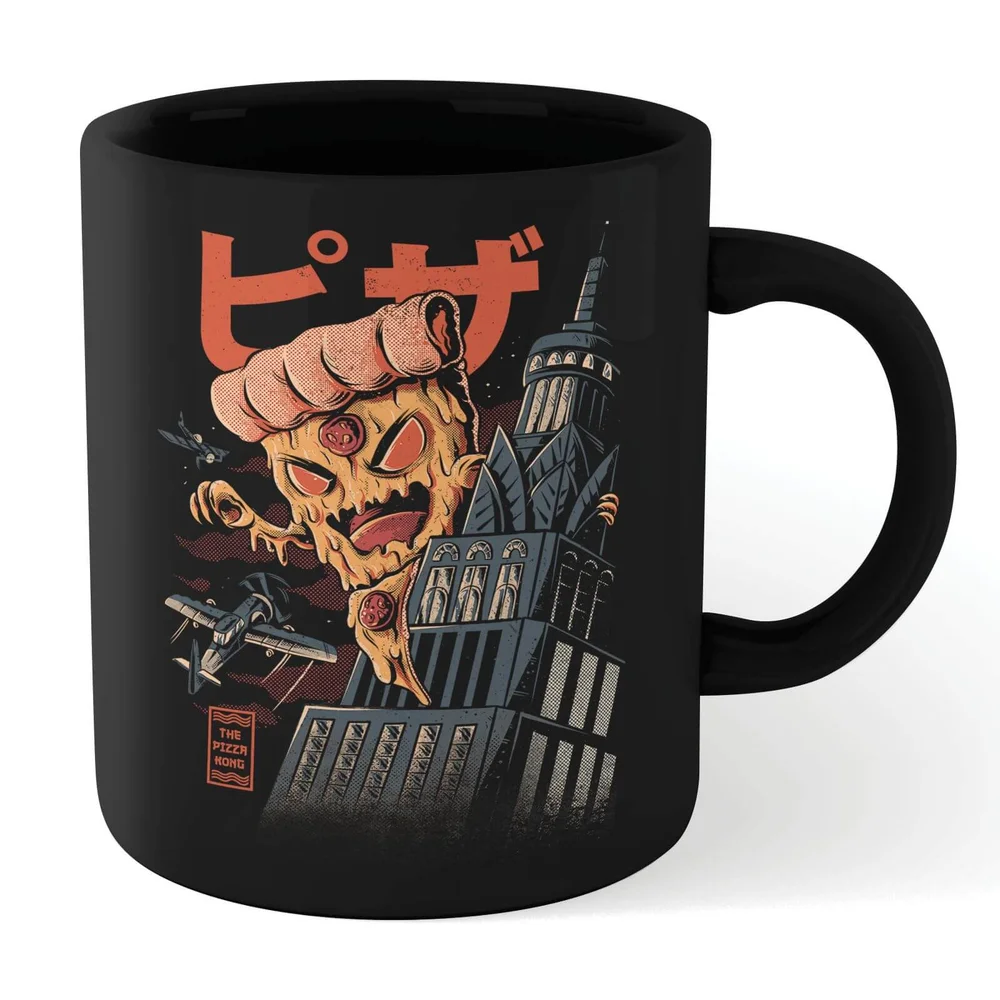 Ilustrata Pizza Kong Mug - Black Afbeelding 1