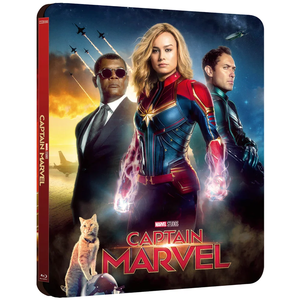 Captain Marvel - Zavvi Exclusief 3D Lenticular Steelbook (Inclusief 2D Blu-ray) Afbeelding 1