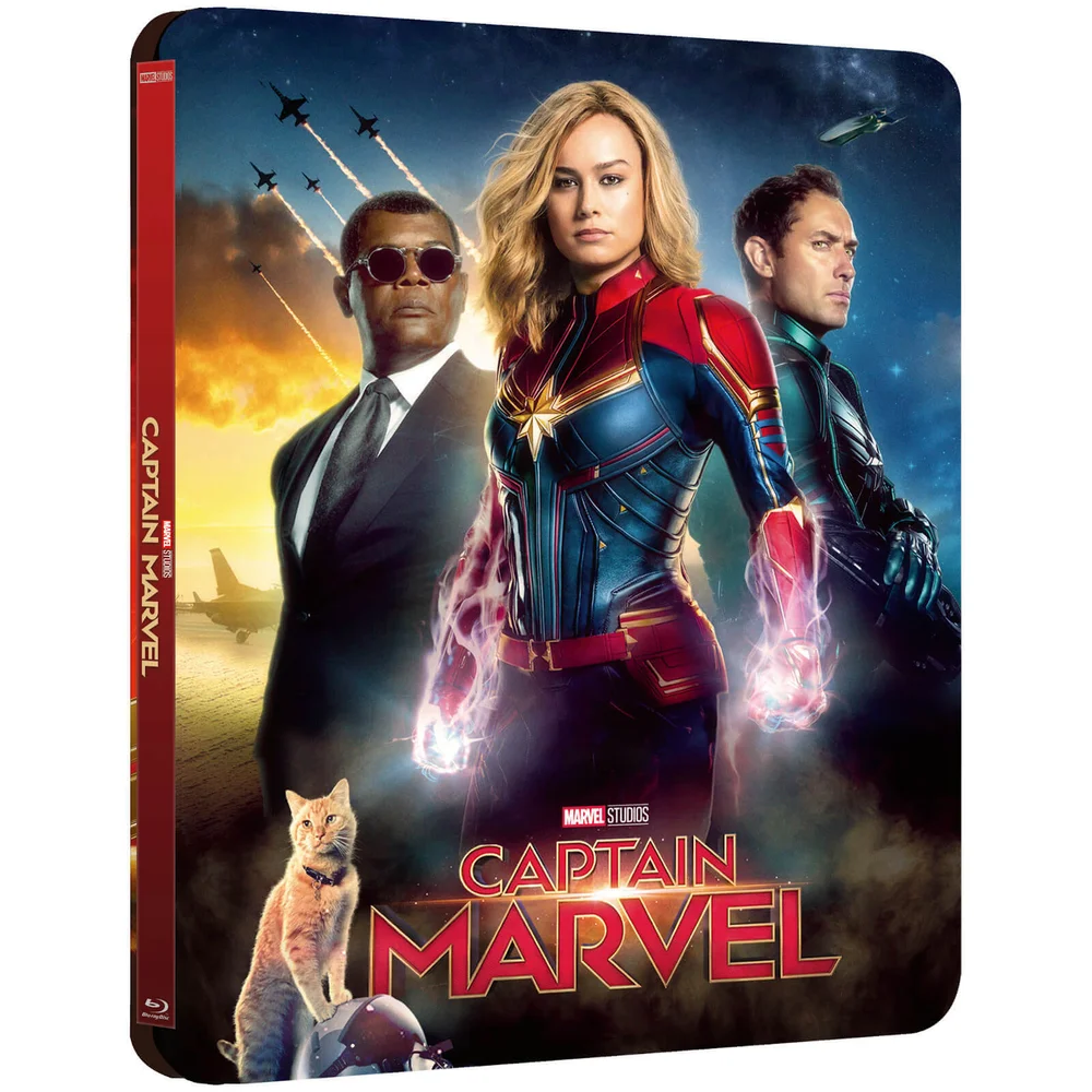 Captain Marvel - Zavvi Exclusief 4K Ultra HD Lenticular Steelbook (Inclusief 2D Blu-ray) Afbeelding 1