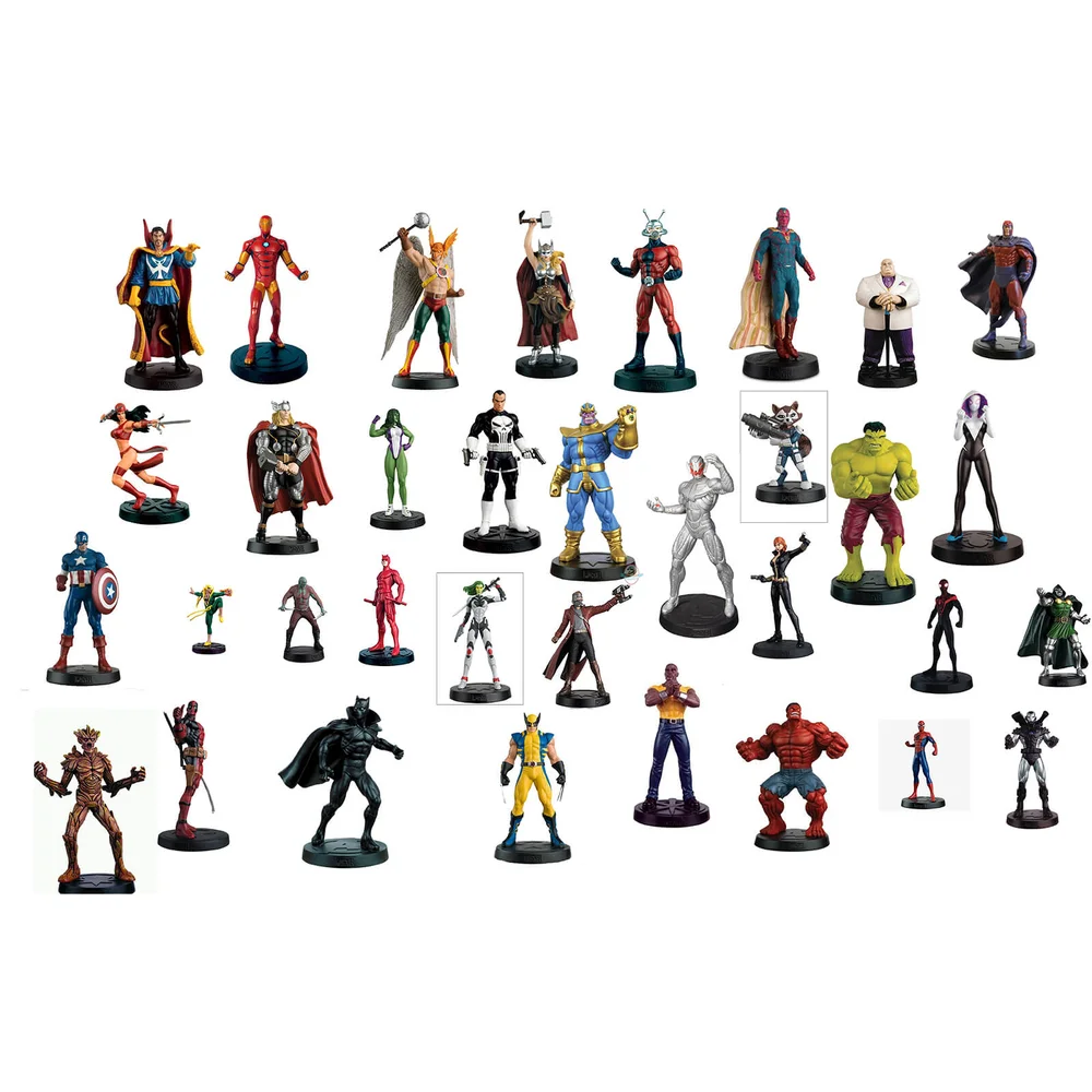 Eaglemoss Marvel Ultimate Collector's Set van 10 Figuren (Set 2) - met 16-pagina Magazine Afbeelding 1