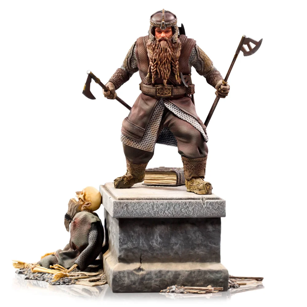 Iron Studios Lord of the Rings Deluxe BDS Art Schaalbeeld 1/10 Gimli 21 cm Afbeelding 1
