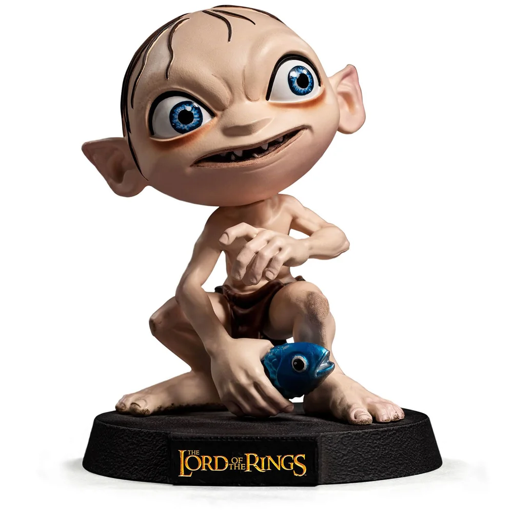 Iron Studios Lord of the Rings Mini Co. PVC Figuur Gollum 9 cm Afbeelding 1