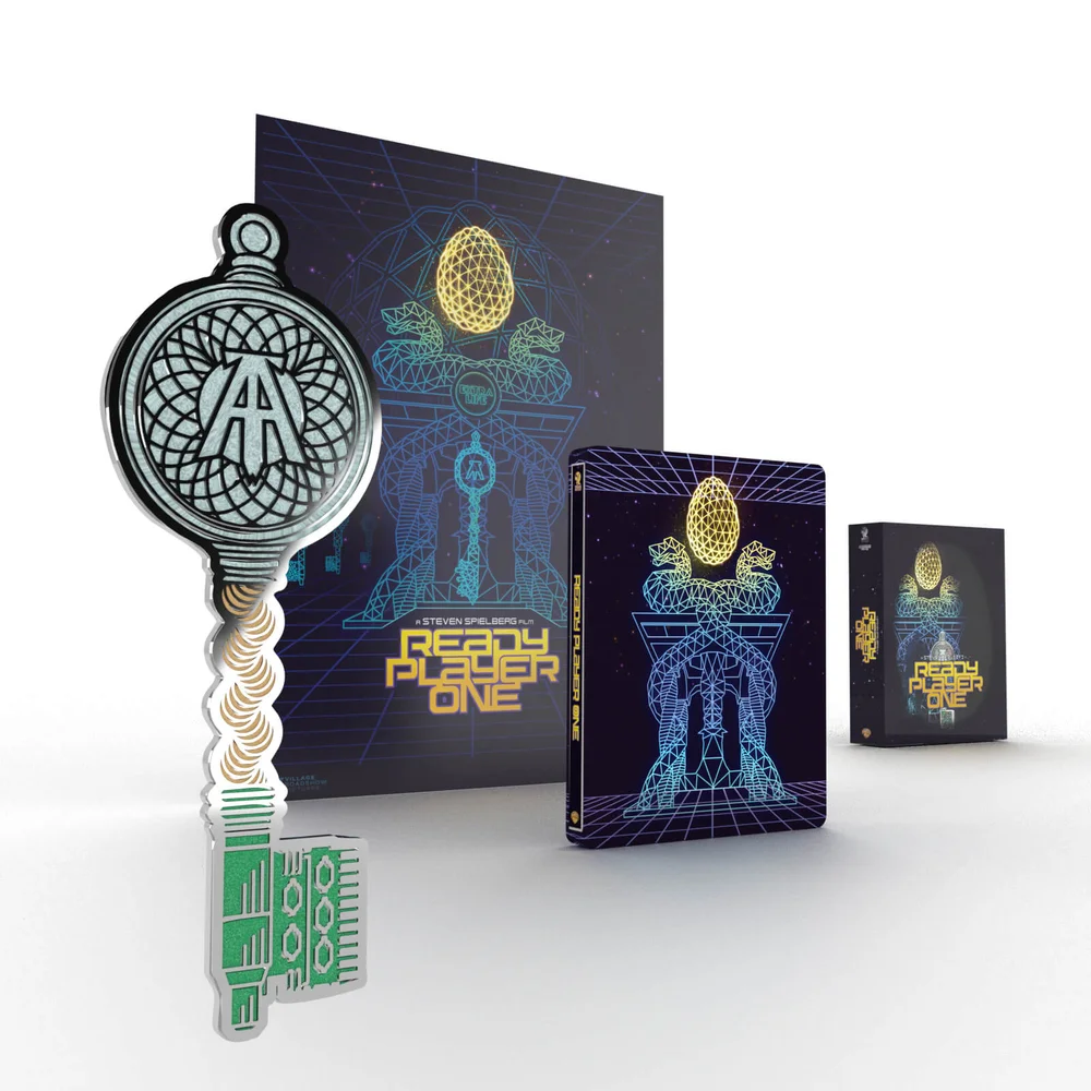 Titans of Cult: Ready Player One - Limited Edition 4K Ultra HD Steelbook (Includes 2D Blu-ray) Afbeelding 1