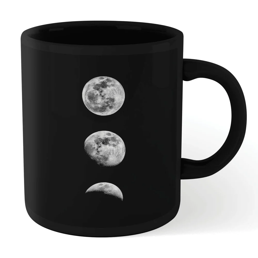 The Motivated Type 3 Moons Mug - Black Afbeelding 1