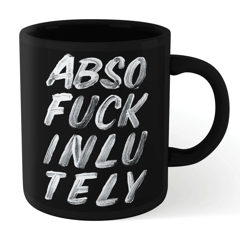 The Motivated Type Absofuckinlutely Mug - Black Afbeelding 1