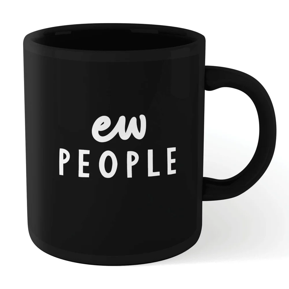 The Motivated Type Ew People Mug - Black Afbeelding 1