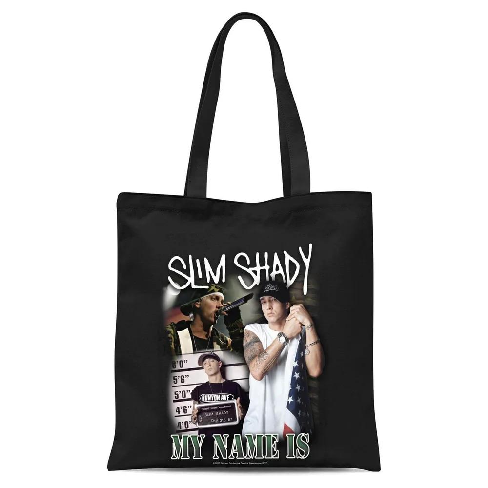 My Name Is Slim Shady Tote Bag - Zwart Afbeelding 1