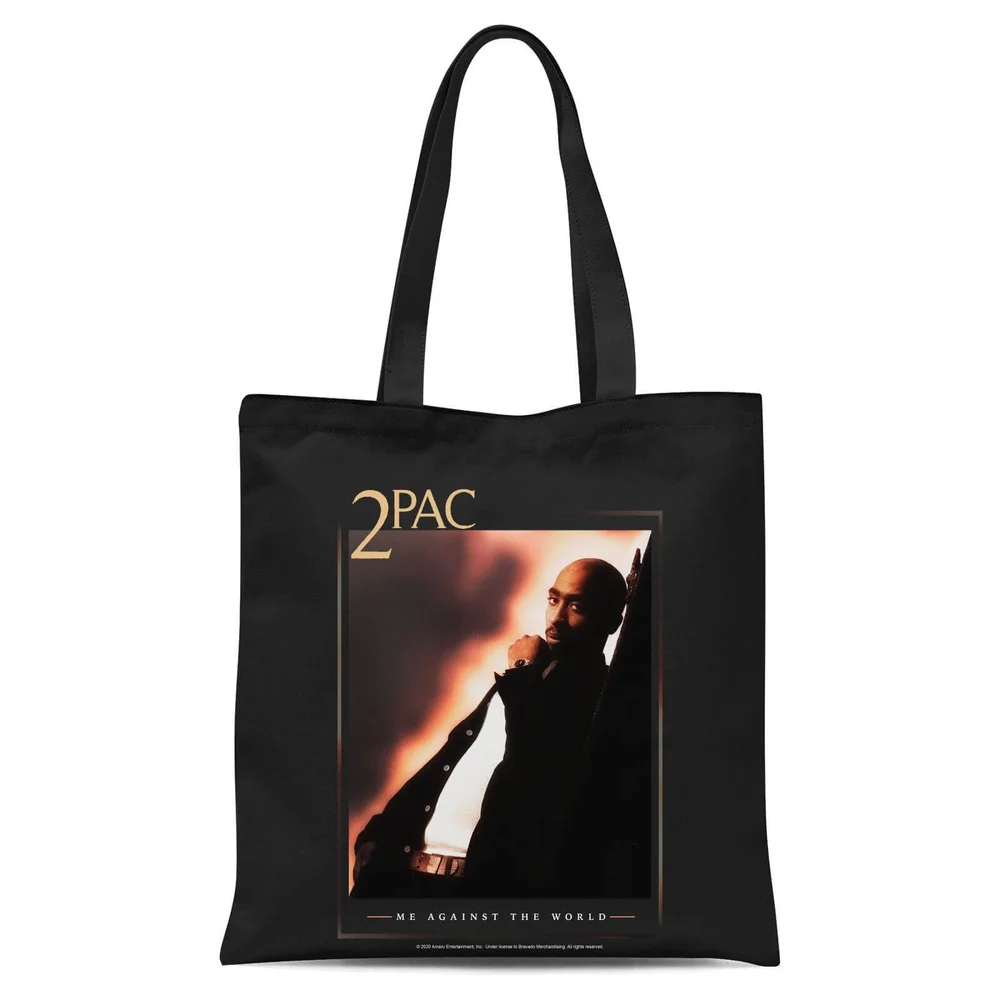 Tupac Me Against The World Tote Bag - Zwart Afbeelding 1