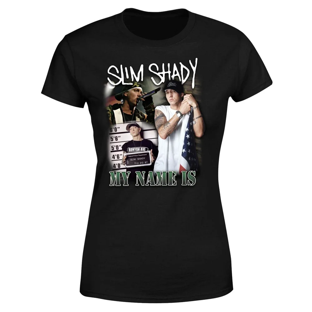 My Name Is Slim Shady Women's T-Shirt - Zwart - 3XL Afbeelding 1
