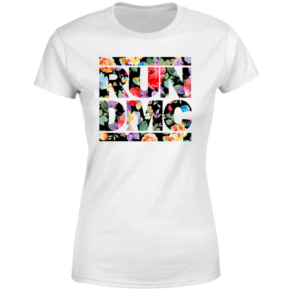 Flowery Run Dmc Women's T-Shirt - Wit - 3XL Afbeelding 1