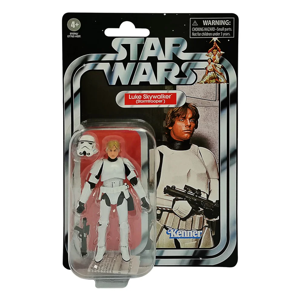 Hasbro Black Series Star Wars Vintage Collection Episode 4 Luke Skywalker Trooper Action Figure Afbeelding 1